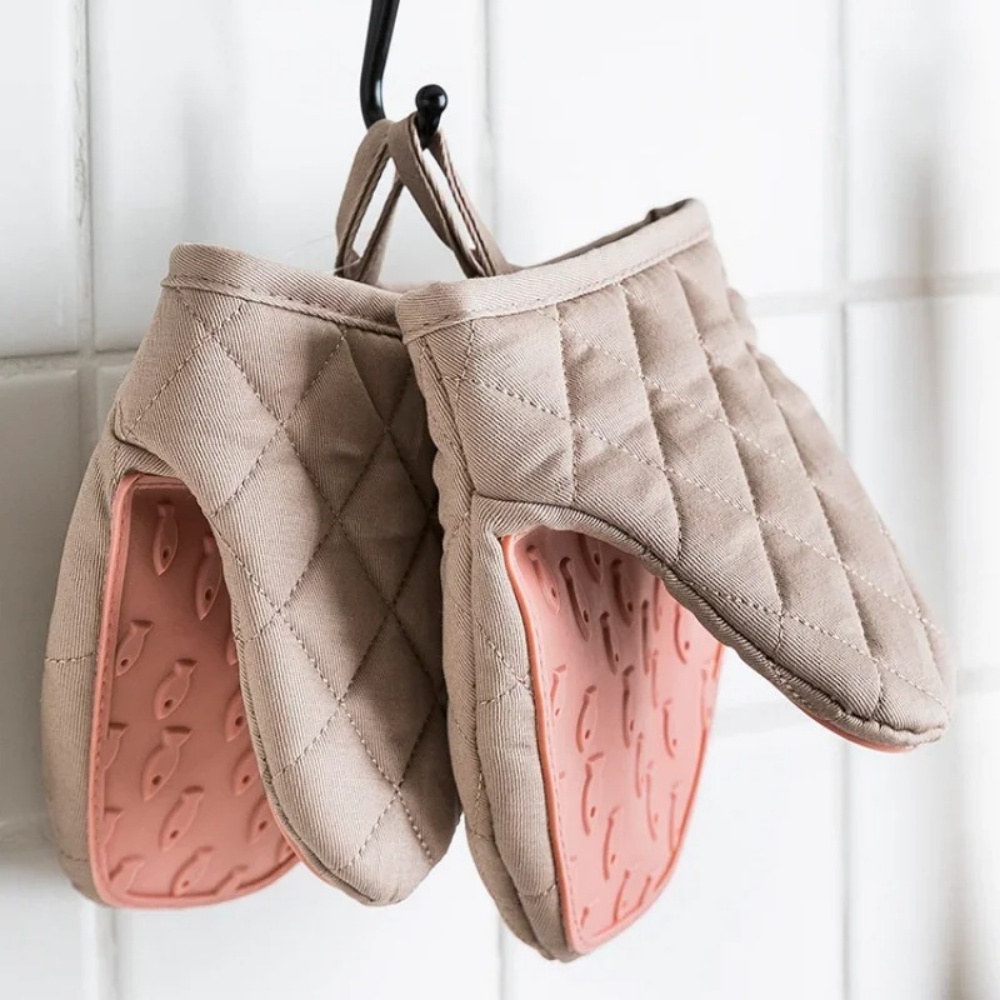 Oven Mitt Silicone - 1PC Silicone Oven Mitts Fish Shape,