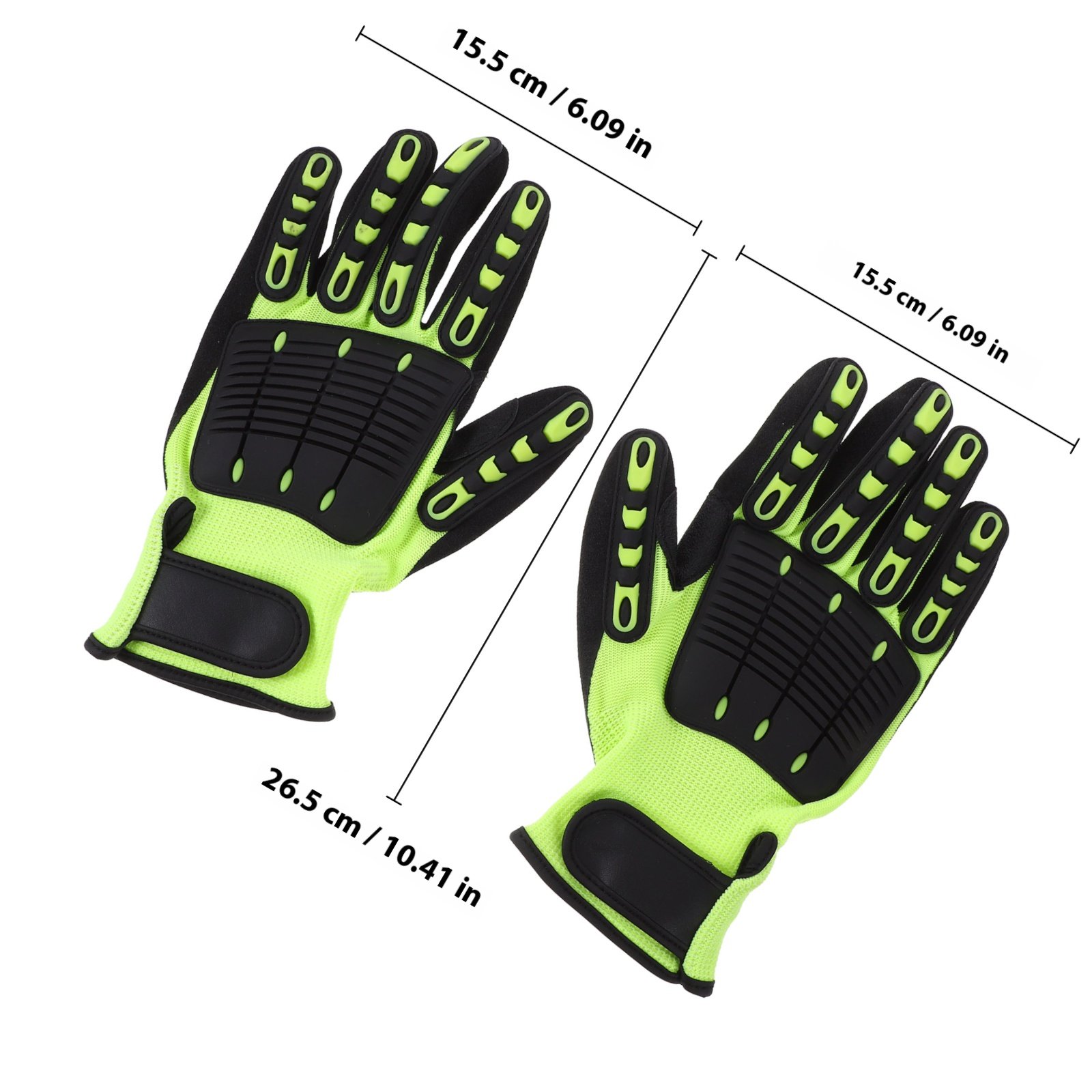 1Pair Protective Work Gloves A - Work Glove Impact recension och pris